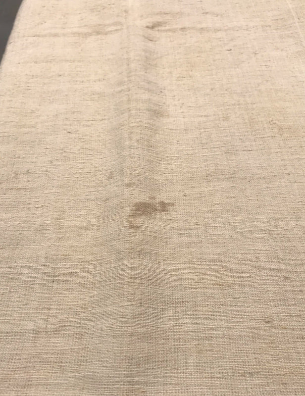 Vintage  Linen/Hemp Sheet  1940s  #5363   (Read Information About This Item)