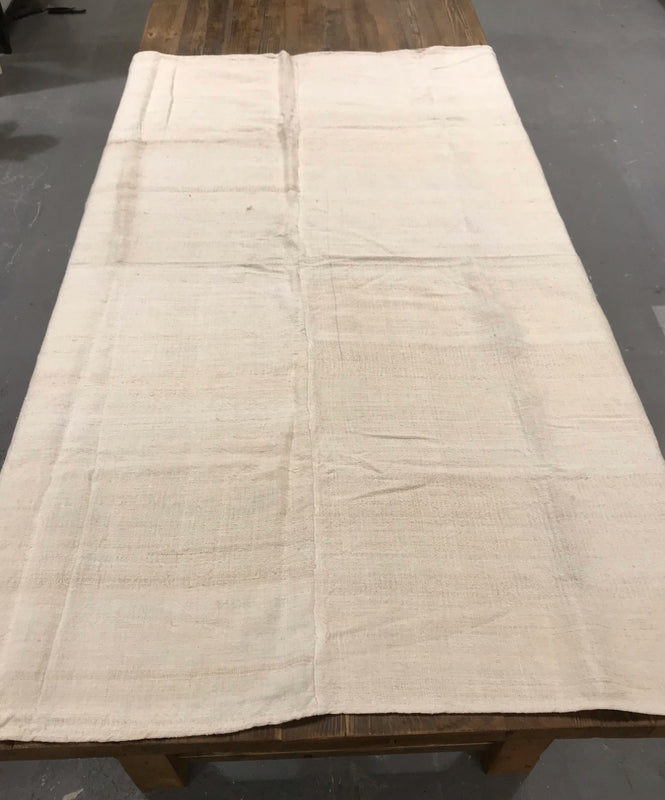 Vintage  Linen/Hemp Sheet  1940s  #5364   (Read Information About This Item)