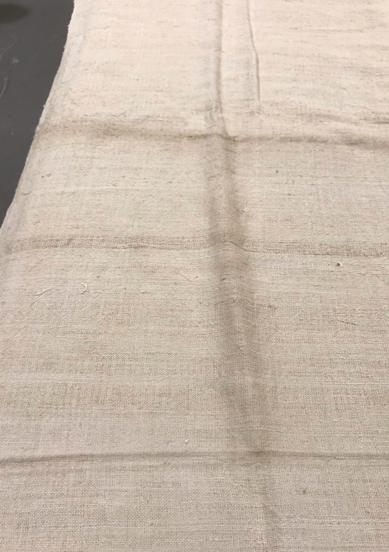 Vintage  Linen/Hemp Sheet  1940s  #5364   (Read Information About This Item)