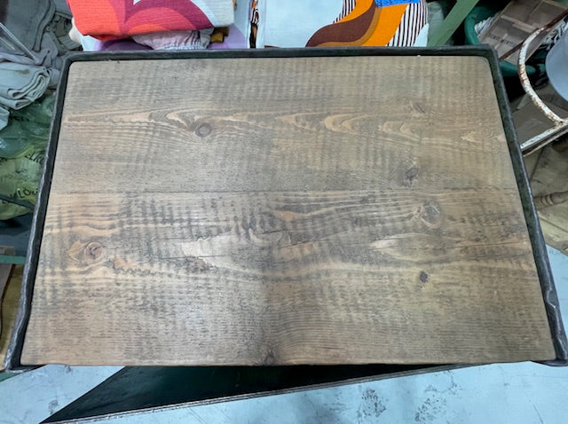 Vintage Eastern European Metal Army Cabinet #7142