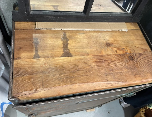 Vintage Eastern European Metal Army Cabinet #7143