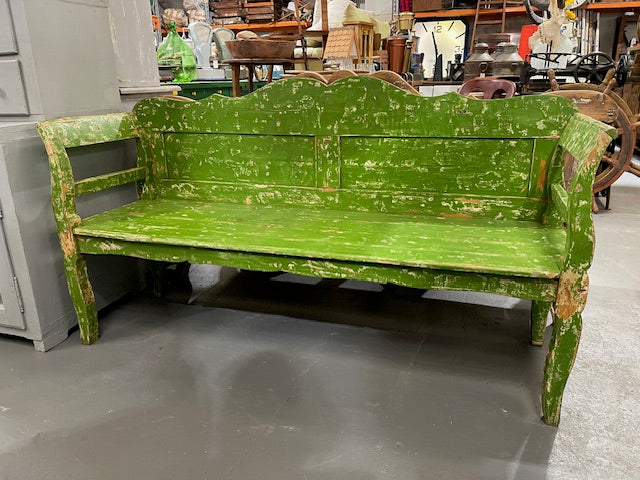 Vintage  Hungarian Bench Seat  #6175 Byron