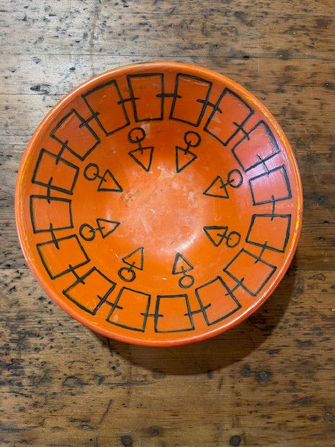 Vintage Hungarian Terracotta Bowl #6178