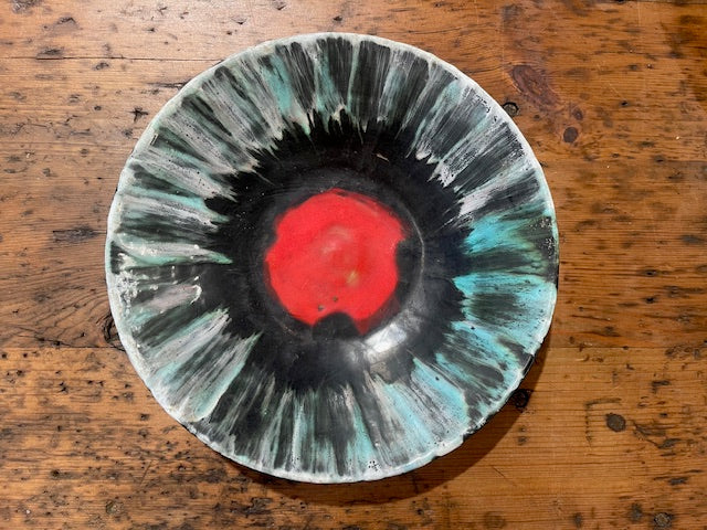 Vintage Hungarian Terracotta Bowl #6182