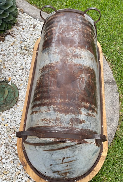 Vintage 1940s  Galvanized Bath Tub #7148. *Byron - Call for info*