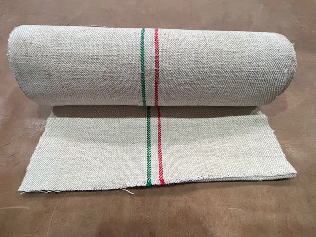 Vintage  Linen/Hemp Grain Sack Material  1940s  # 7160  (Read Information About This Item)