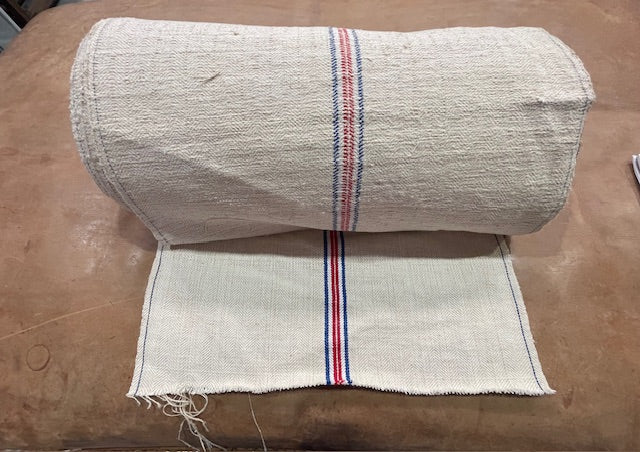 Vintage  Linen/Hemp Grain Sack Material  1940s  # 7161  (Read Information About This Item)