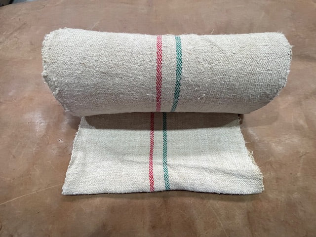 Vintage  Linen/Hemp Grain Sack Material  1940s  # 7164  (Read Information About This Item)