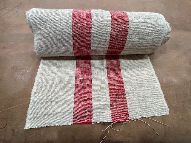 Vintage  Linen/Hemp Grain Sack Material  1940s  # 7165  (Read Information About This Item)