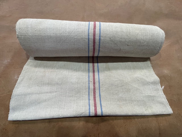 Vintage  Linen/Hemp Grain Sack Material  1940s  # 7166  (Read Information About This Item)
