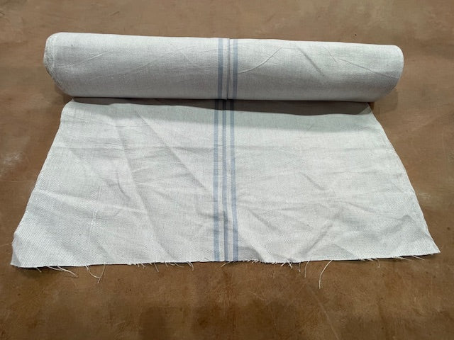 Vintage  Linen/Hemp Grain Sack Material  1940s  # 7170  (Read Information About This Item)