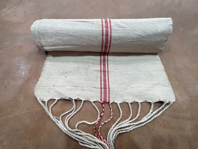 Vintage  Linen/Hemp Grain Sack Material  1940s  # 7174  (Read Information About This Item)