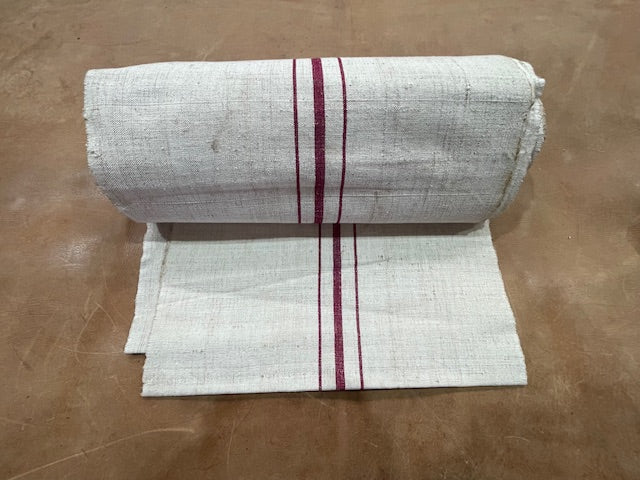 Vintage  Linen/Hemp Grain Sack Material  1940s  # 7178  (Read Information About This Item)