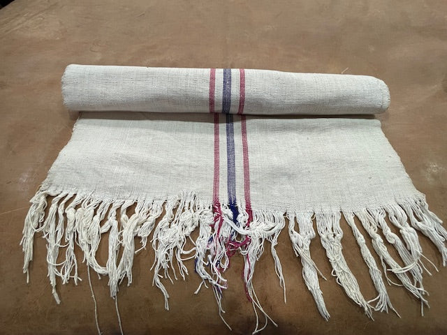Vintage  Linen/Hemp Grain Sack Material  1940s  # 7181  (Read Information About This Item)