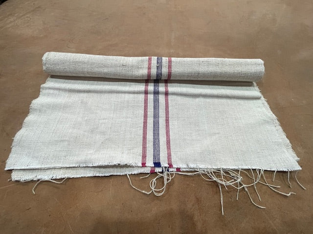Vintage  Linen/Hemp Grain Sack Material  1940s  # 7182 (Read Information About This Item)