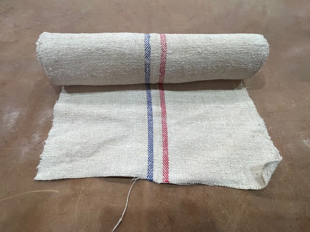 Vintage  Linen/Hemp Grain Sack Material  1940s  # 7183 (Read Information About This Item)
