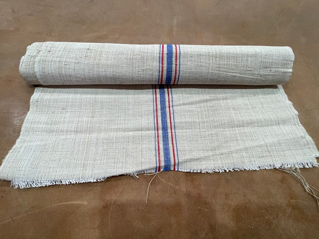 Vintage  Linen/Hemp Grain Sack Material  1940s  # 7187 (Read Information About This Item)