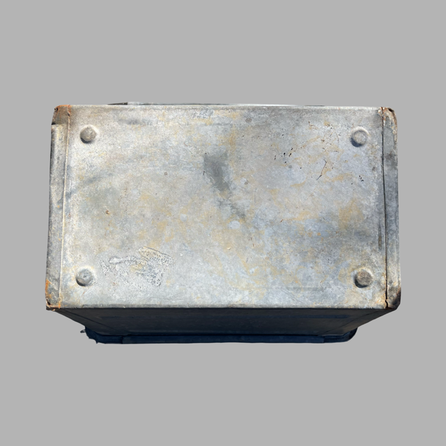 Vintage Miele  Galvanized Wash Tub with Stand  #7206