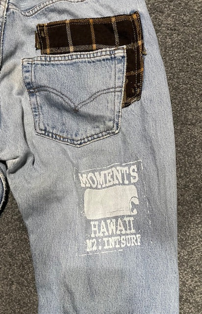 Reworked 501 Levi Jeans  #W137
