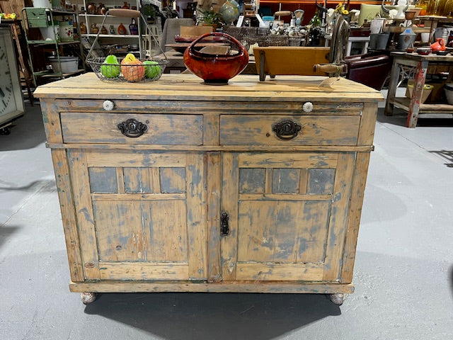 Vintage European Kitchen Cabinet  #6285