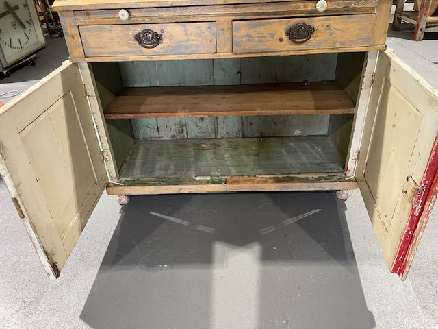 Vintage European Kitchen Cabinet  #6285