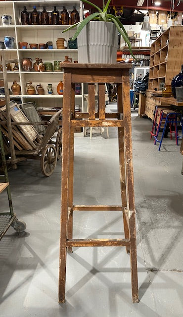 Vintage European Wooden Plant Stand #6289