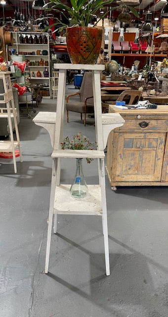 Vintage European Wooden Plant Stand #6290