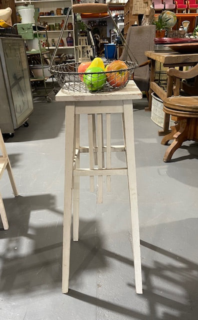 Vintage European Wooden Plant Stand #6291