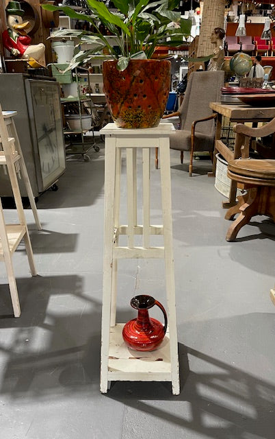 Vintage European Wooden Plant Stand #6292