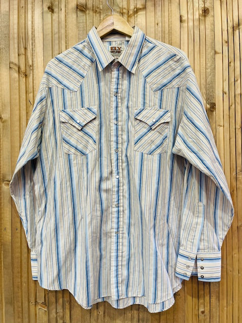 Mens Western Press Stud  Shirt  #VS19