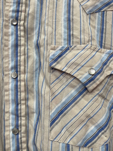 Mens Western Press Stud  Shirt  #VS19