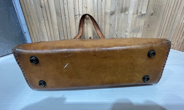 Vintage Tooled  Leather Bag  #VS26