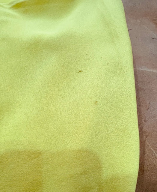 Mens Vintage Long  Sleeve Bright Yellow  Shirt  #VS28