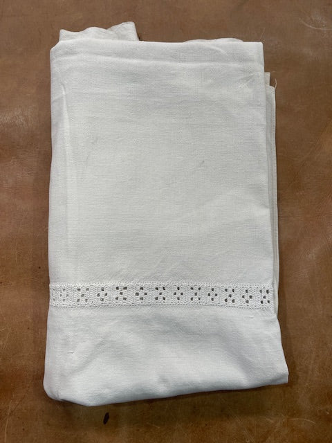 1940s  Linen/Hemp Sheet    #7222  (Read Information About This Item)