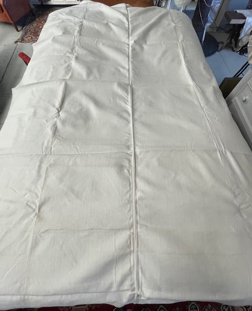 1940s  Linen/Hemp Sheet    #7224.  (Read Information About This Item)