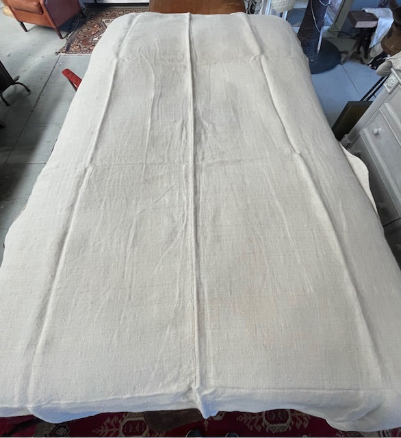 1940s  Linen/Hemp Sheet    #7225.  (Read Information About This Item)