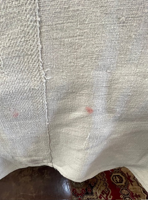 1940s  Linen/Hemp Sheet    #7227 .  (Read Information About This Item)