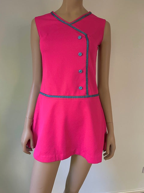1970s Mini   Dress #B110