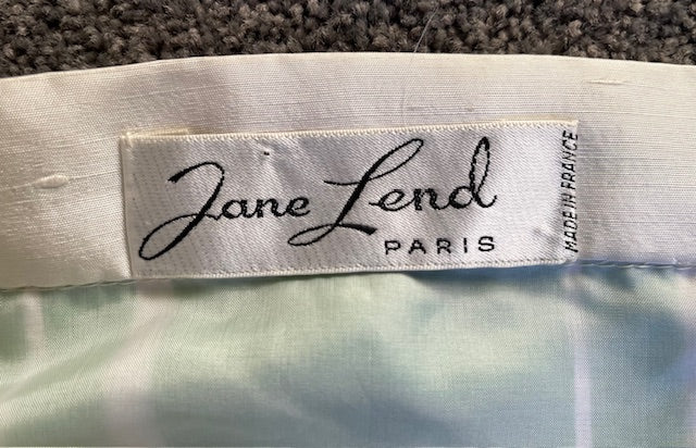 French  ( Jane Lend ) Vintage Silk  Dress  #B113