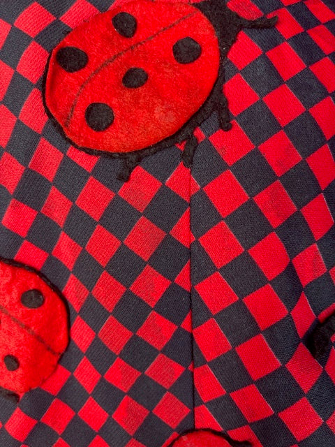 Vintage Lady Bug  Skirt  #B118