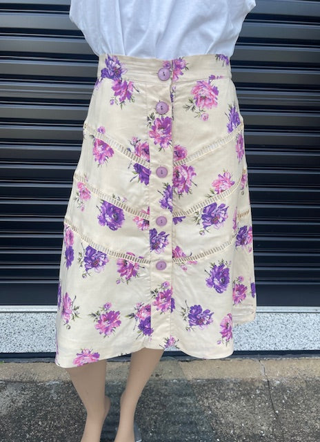 Vintage  A-Line  Skirt  #B121