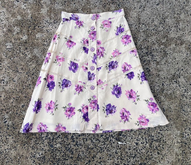 Vintage  A-Line  Skirt  #B121