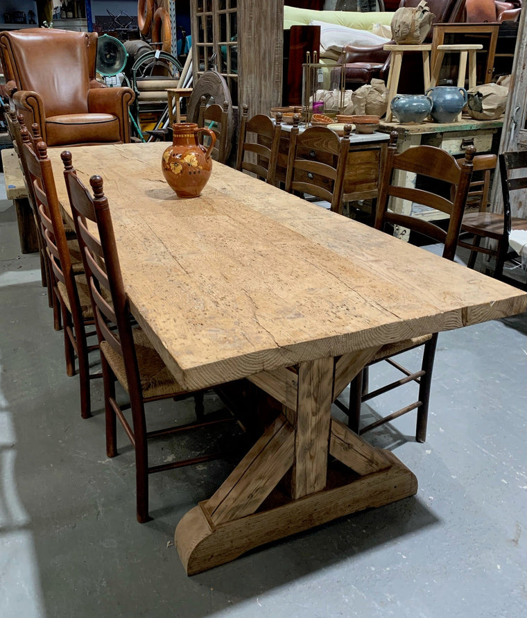 Old Baltic Pine  Dining Table  3.5 meter #5220