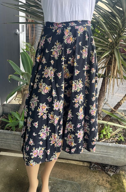 Vintage Cotton Circle Skirt  #B129