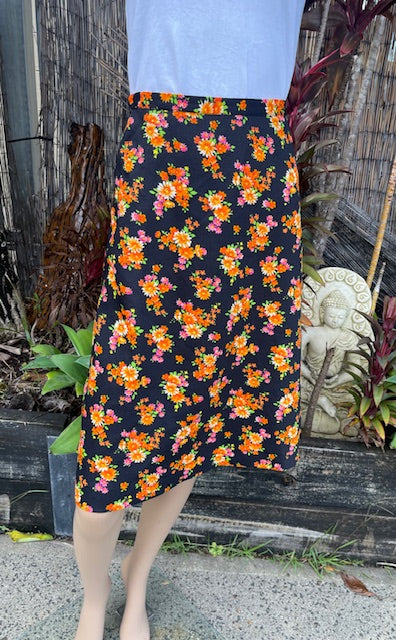 Vintage  A-Line  Skirt  #B134