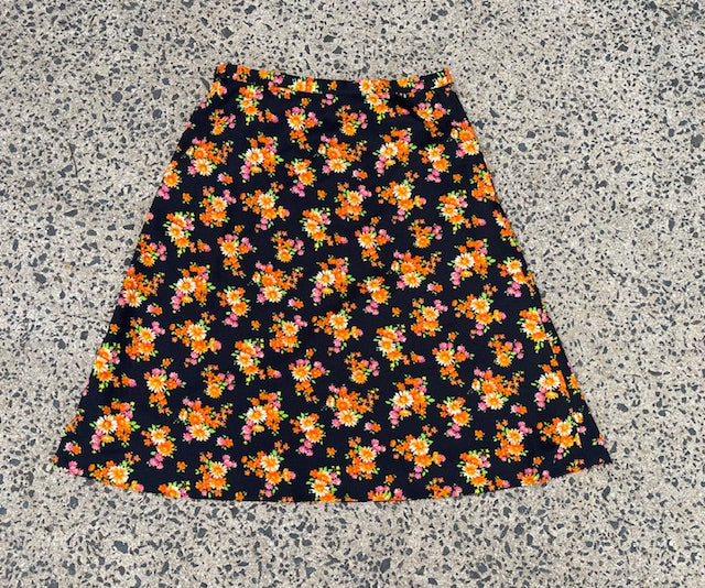 Vintage  A-Line  Skirt  #B134