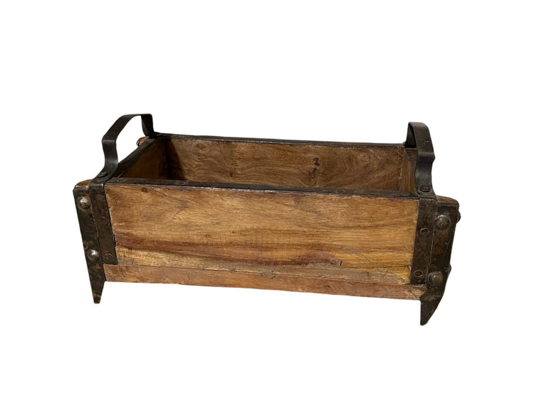 Vintage  Wooden Crate/Brick Mould with Feet and Handles #6319