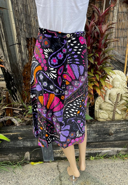 Vintage Velvet A-Line  Skirt  #B136