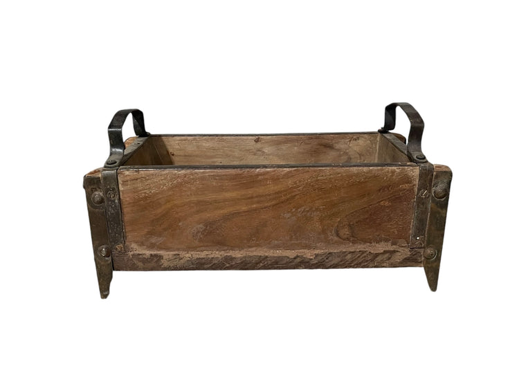 Vintage  Wooden Crate/Brick Mould with Feet and Handles #6320