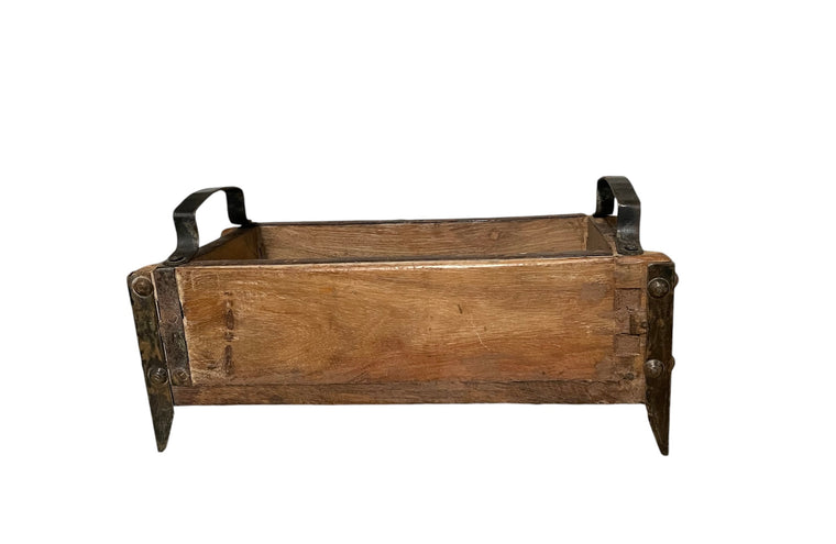 Vintage  Wooden Crate/Brick Mould with Feet and Handles #6321